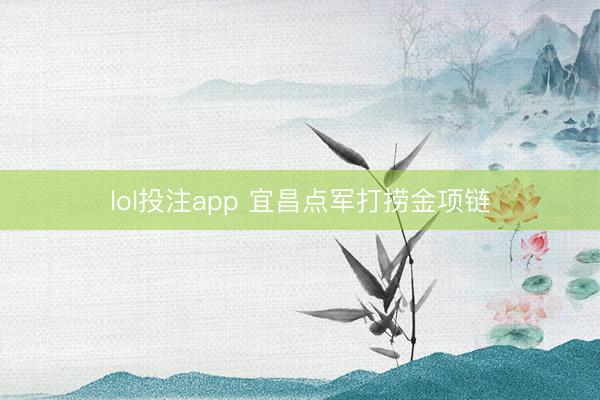 lol投注app 宜昌点军打捞金项链